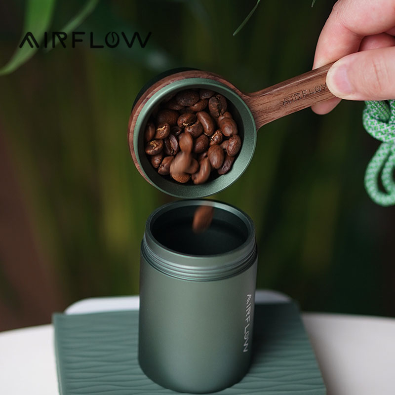 Home Cooking Help - AIRFLOW ช้อนกาแฟไม้ยาว ช้อนตวงสำหรับห้องครัว ช้อนตวงชากาแฟ ช้อนตวงน้ำตาล ช้อนตวงเครื่องเทศ