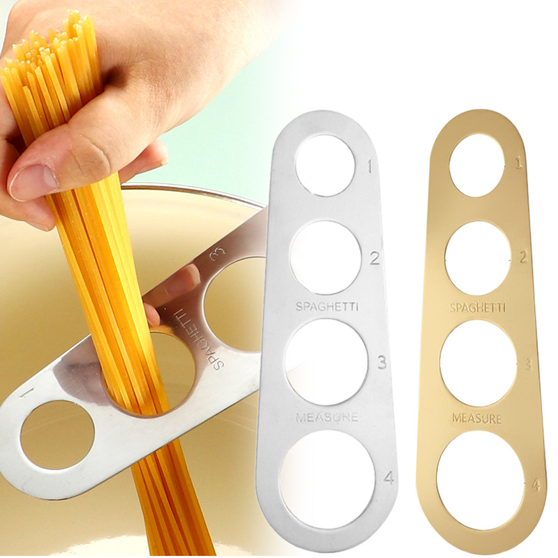 Home Cooking Help - สแตนเลสสปาเก็ตตี้ Measurer พาสต้าก๋วยเตี๋ยววัด Cook KITCHEN เค้กไม้บรรทัด