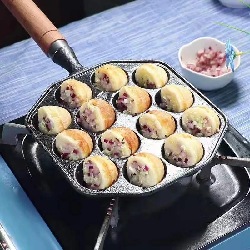 กระทะทาโกะยากิสำหรับอบขนมถาดซิ - Dosa Pan Iron บทวิจารณ์และราคา