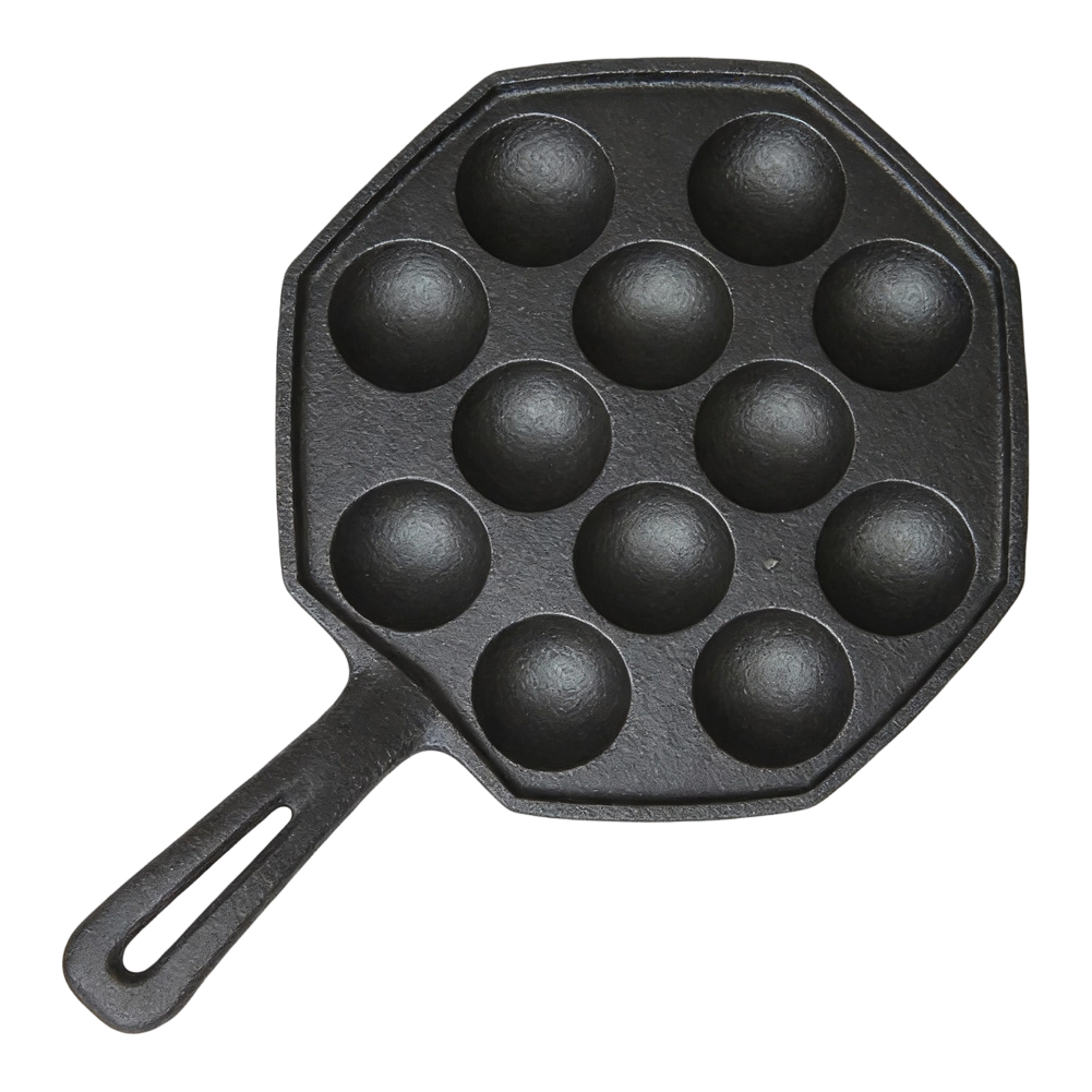 เครื่องทำทาโกะยากิเหล็กหล่อ 12 - Takoyaki Pan Cast บทวิจารณ์และราคา