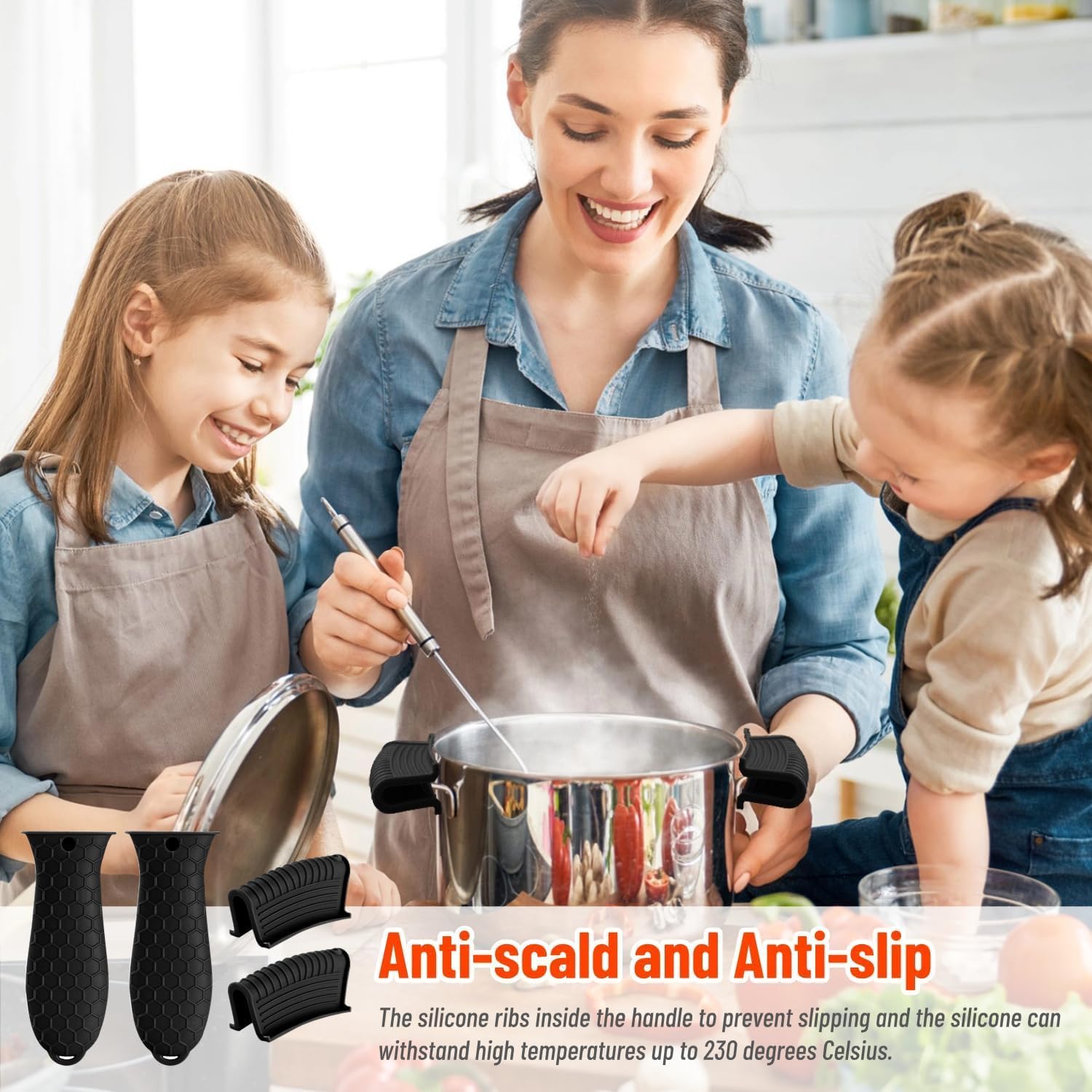 ฝาครอบด้ามจับซิลิโคนทนความร้อน - Dosa Pan Iron บทวิจารณ์และราคา