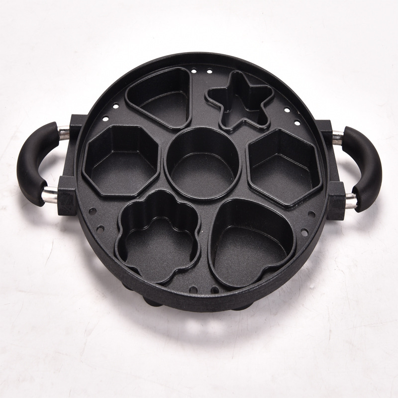 ถาดอบอะลูมิเนียมหล่อขึ้นรูป 12 - Takoyaki Pan Cast บทวิจารณ์และราคา