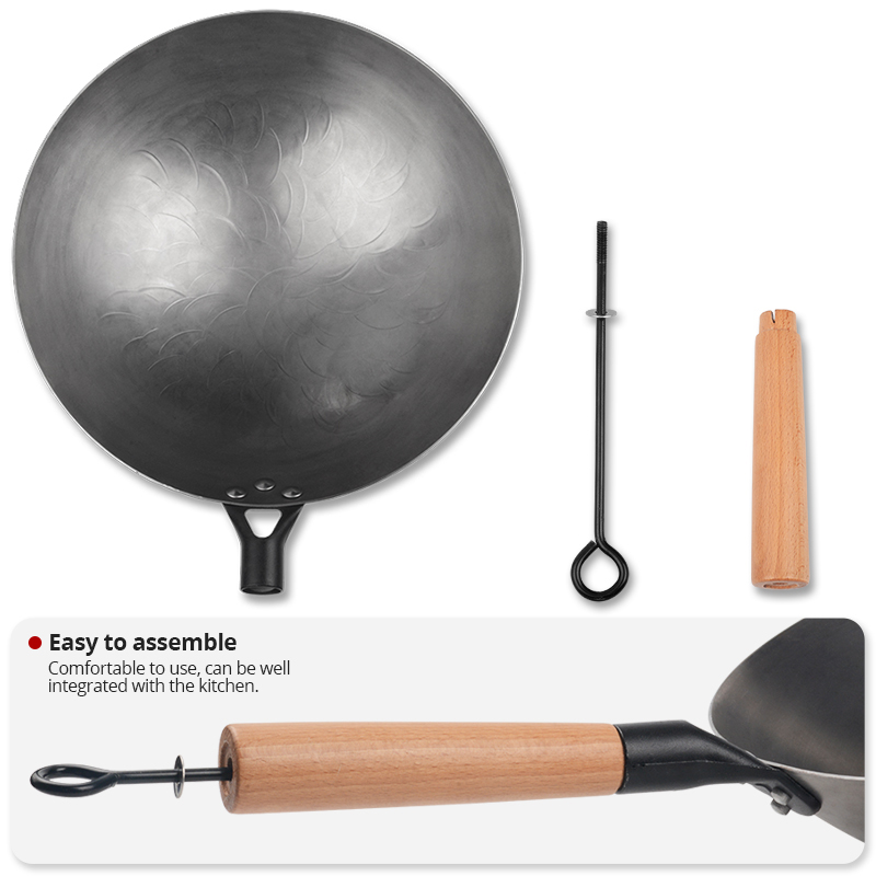กระทะเหล็กจีนหม้อปลอมไม่เคลือบ - Dosa Pan Iron บทวิจารณ์และราคา