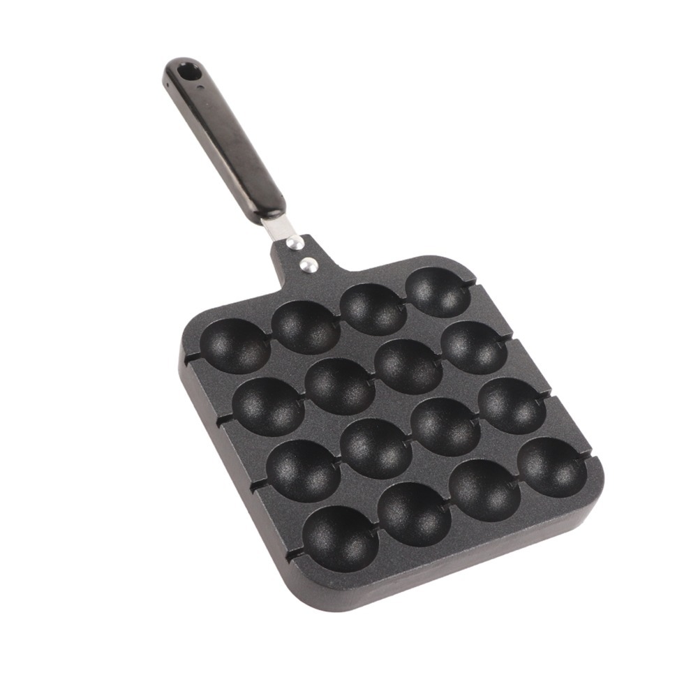 กระทะย่างทาโกะยากิ 16 หลุม ฉนว - Takoyaki Pan Cast บทวิจารณ์และราคา