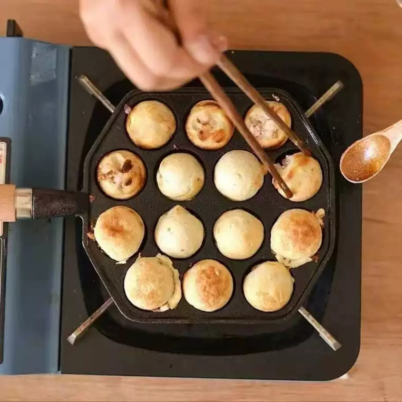 กระทะเหล็กหล่อเคลือบสารกันติด  - Takoyaki Pan Cast บทวิจารณ์และราคา