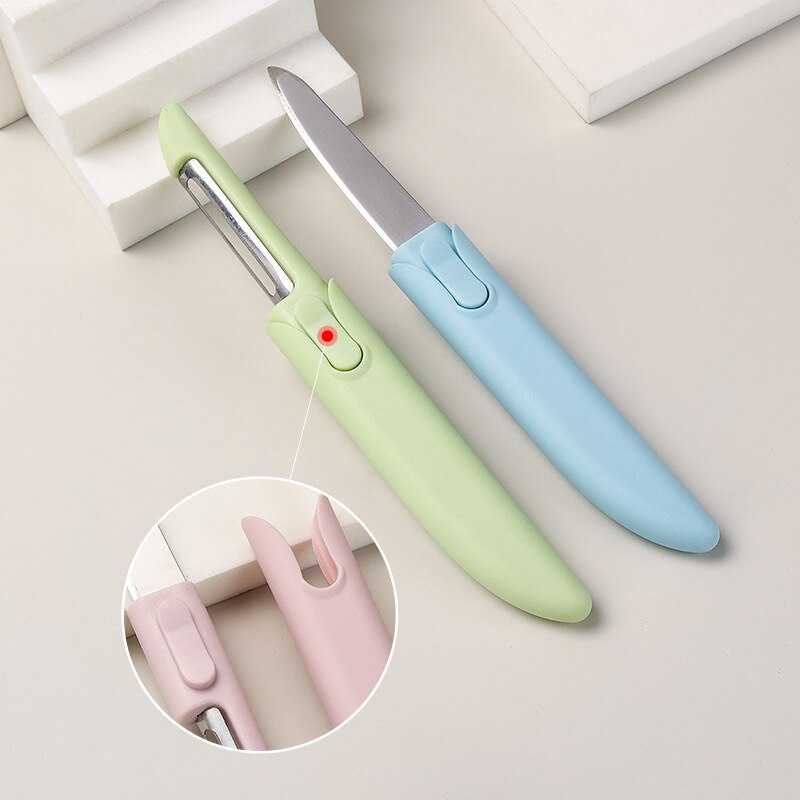 Two in One Peeler สแตนเลสผลไม้ - Home Cooking Help บทวิจารณ์และราคา