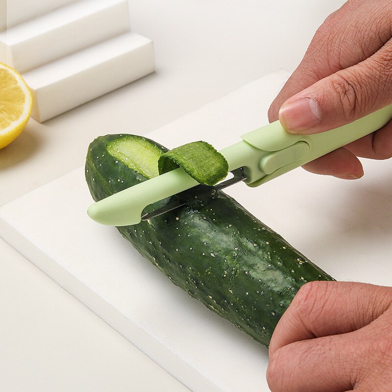 Two in One Peeler สแตนเลสผลไม้ - Home Cooking Help บทวิจารณ์และราคา