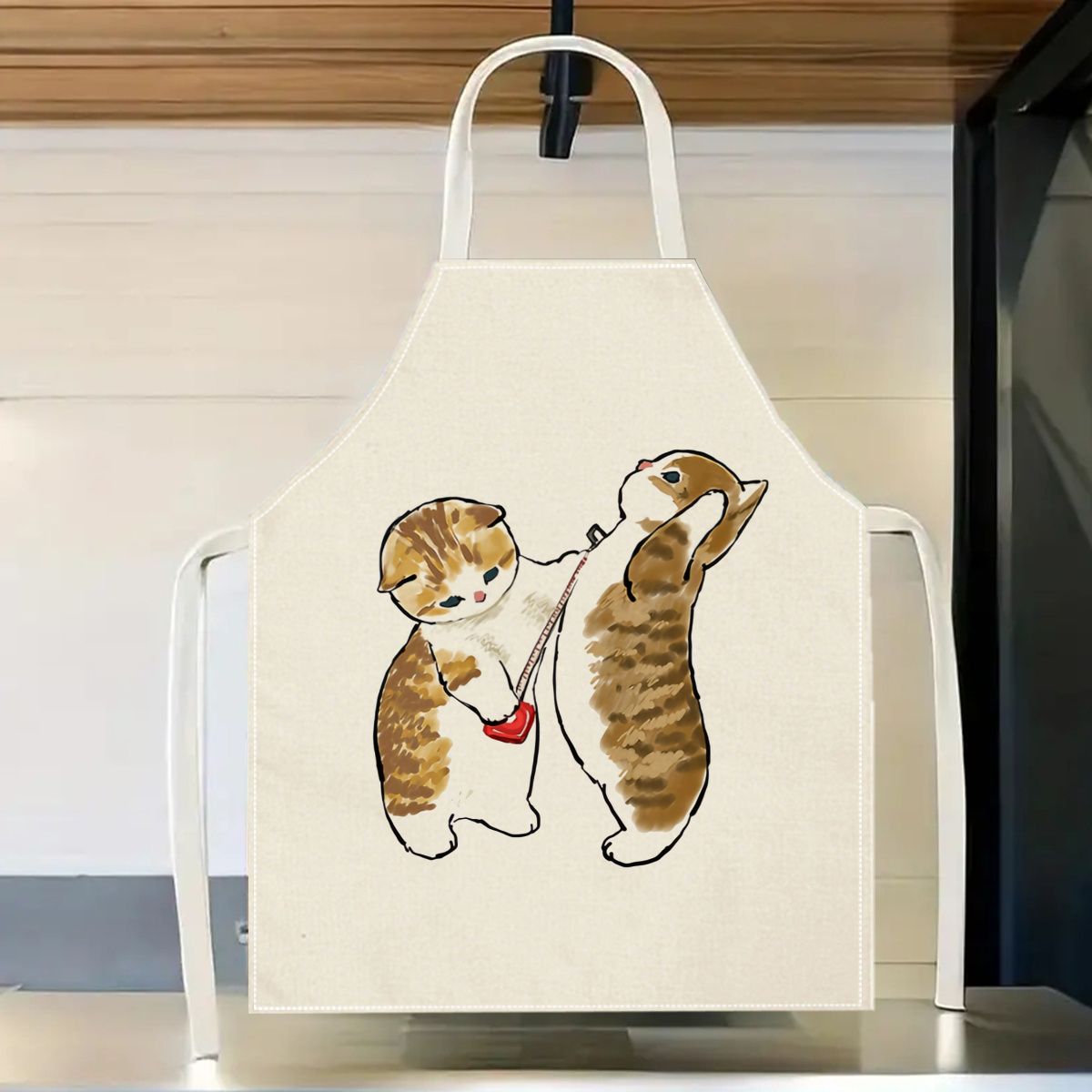 ผ้ากันเปื้อนลายแมวน่ารัก 1 ชิ้ - Home Cooking For Cats บทวิจารณ์และราคา