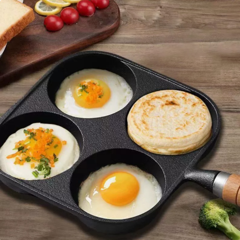 กระทะเหล็กหล่อแบบ 2/4 ช่องยี่ห - Dosa Pan Iron บทวิจารณ์และราคา