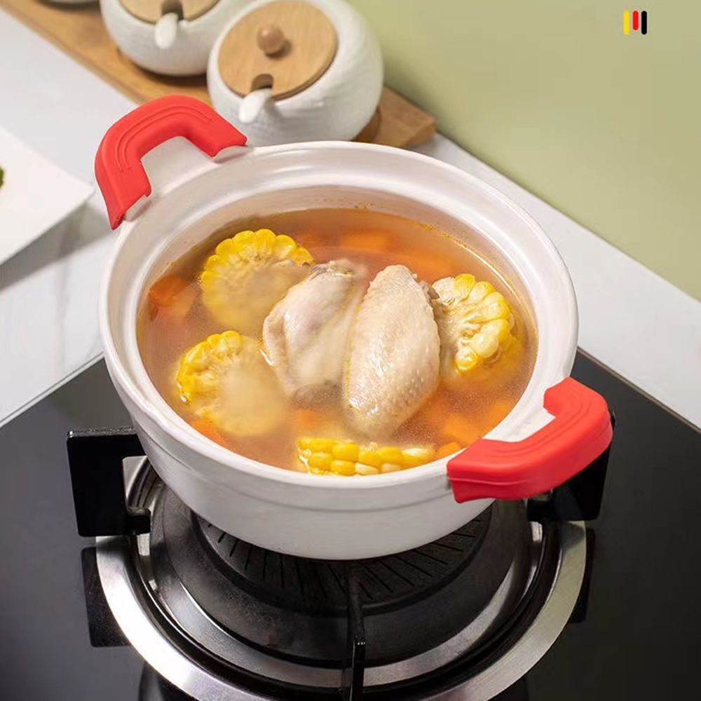 2PCS ซิลิโคน Anti-Scald หม้อ C - Dosa Pan Iron บทวิจารณ์และราคา