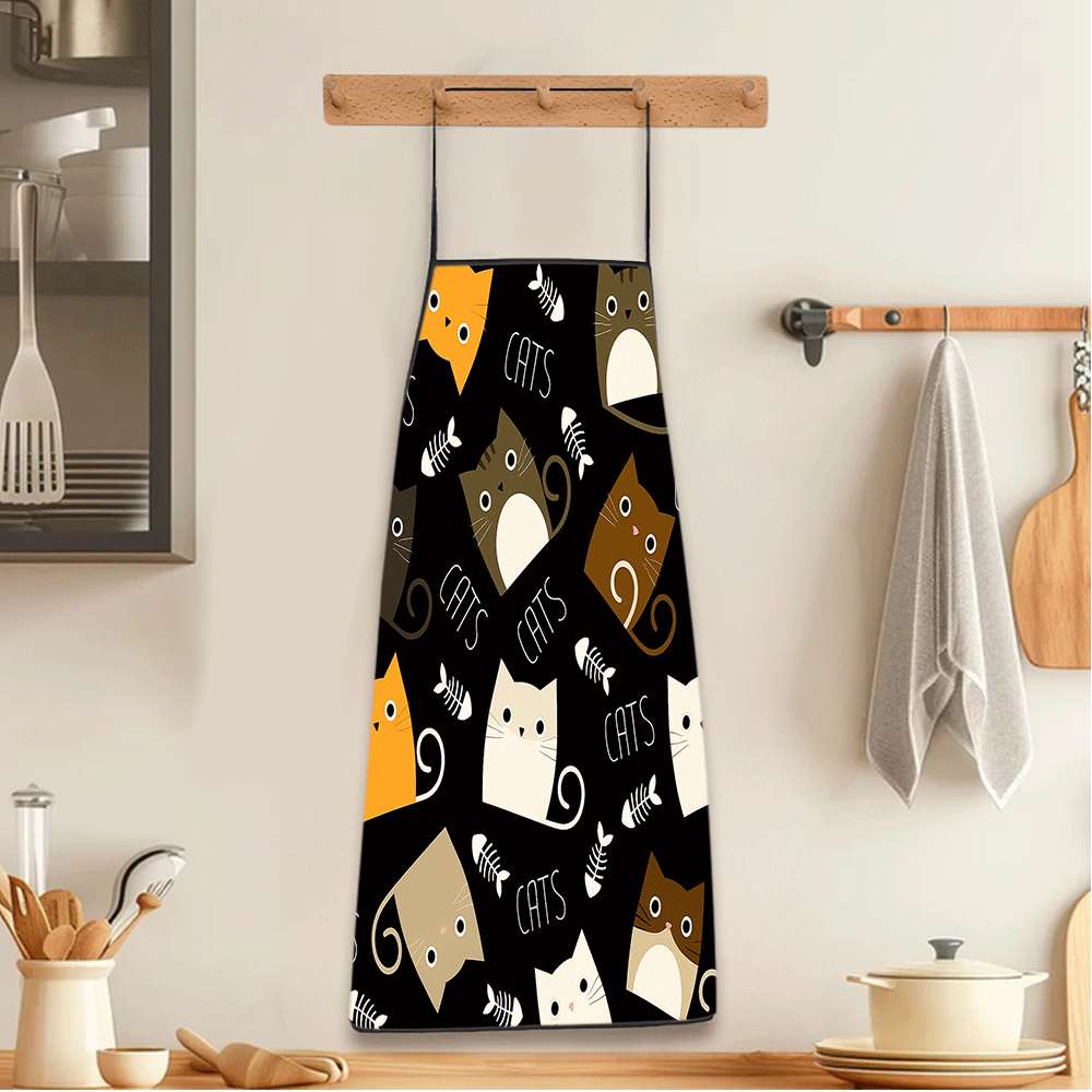 ผ้ากันเปื้อนลายการ์ตูนแสนสนุก  - Home Cooking For Cats บทวิจารณ์และราคา