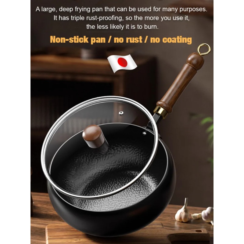 หม้อเหล็กทำมือแบบไม่เคลือบ หม้ - Dosa Pan Iron บทวิจารณ์และราคา