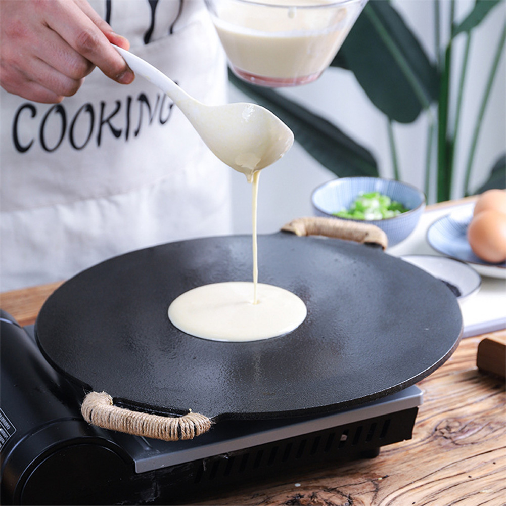 กระทะเหล็กหล่อเคลือบสำหรับย่าง - Dosa Pan Iron บทวิจารณ์และราคา