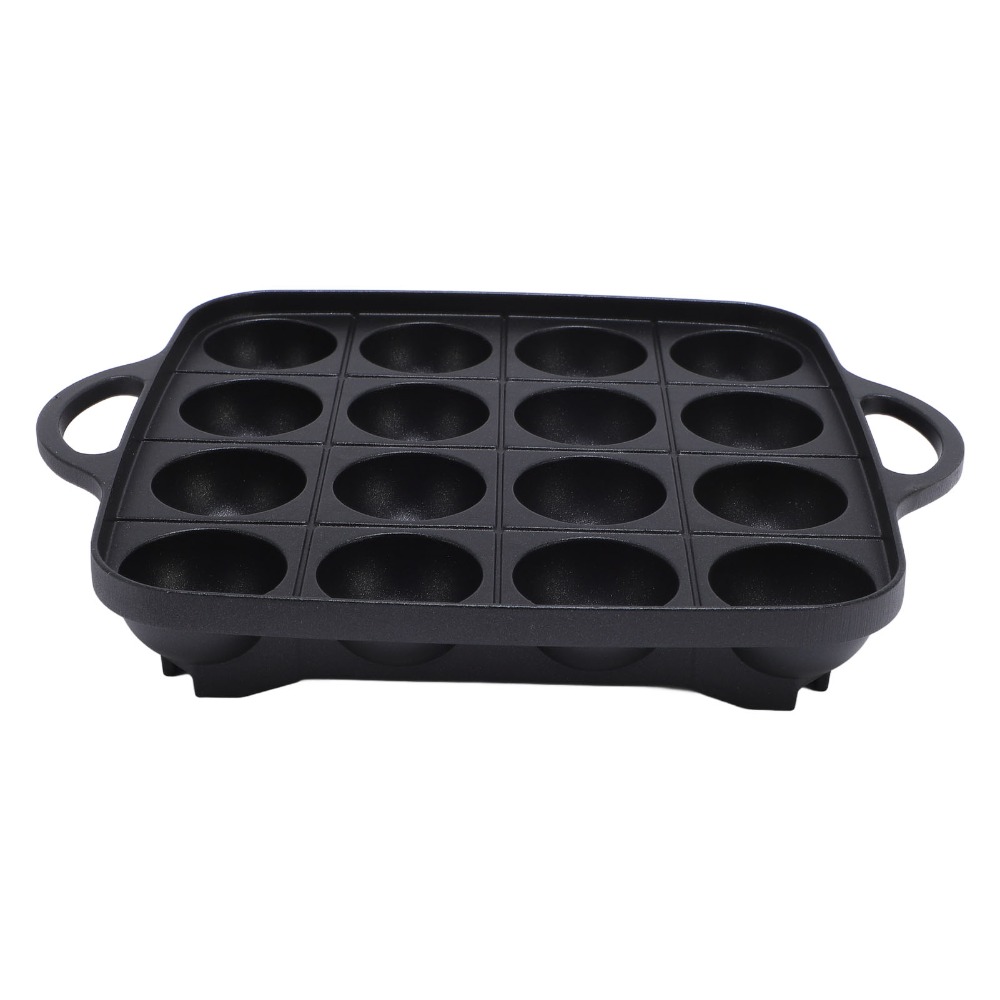 กระทะทาโกะยากิสีดำใหม่ ทำจากอะ - Takoyaki Pan Cast บทวิจารณ์และราคา
