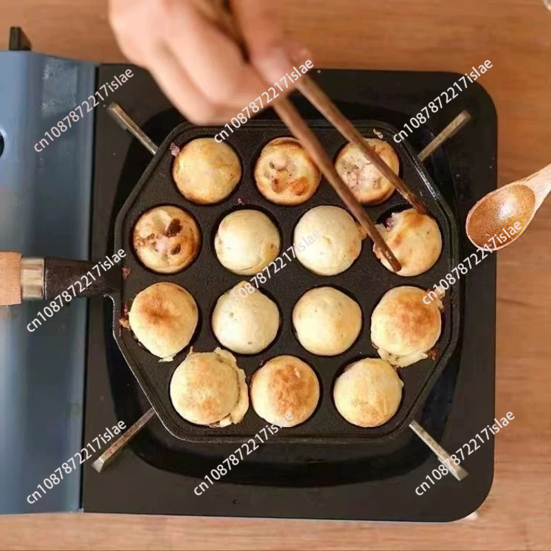 กระทะทาโกะยากิ 14 หลุม เคลือบส - Takoyaki Pan Cast บทวิจารณ์และราคา